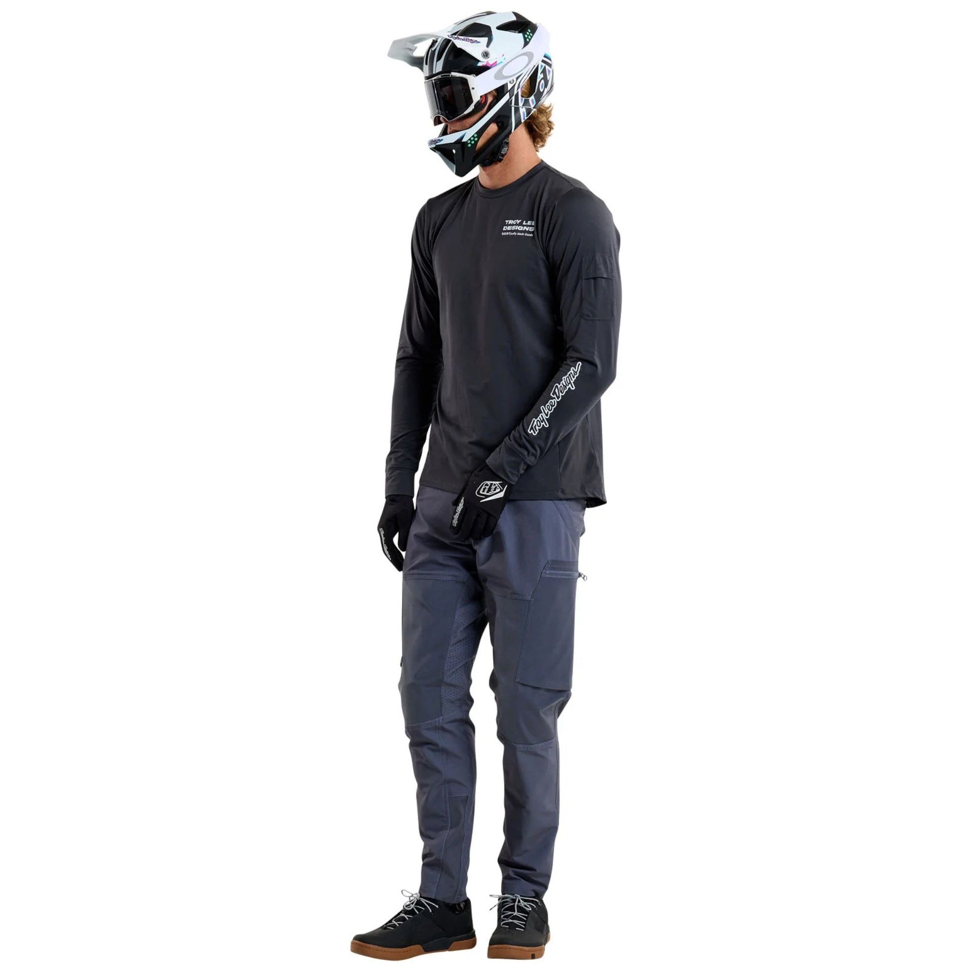 Camiseta Manga Larga Troy Lee Designs Ruckus Factory Carbon